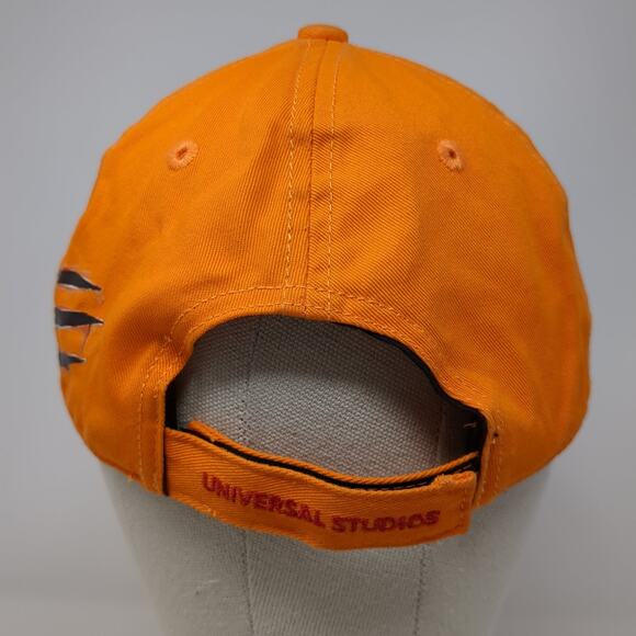 Jurassic World Patch Strapback Hat Orange One Size Universal Studios - Picture 6 of 10